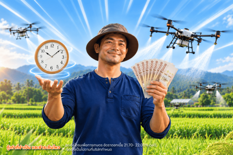 สินเชื่อเช่าซื้อโดรน-เลือกให้คุ้มค่าและเพิ่มประสิทธิภาพงานเกษตรกรรม